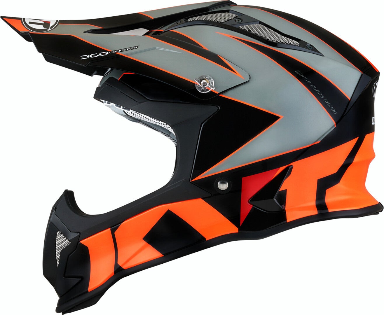 KYT Strike Eagle Blinking Motorcross helm 2XL Figuur 1