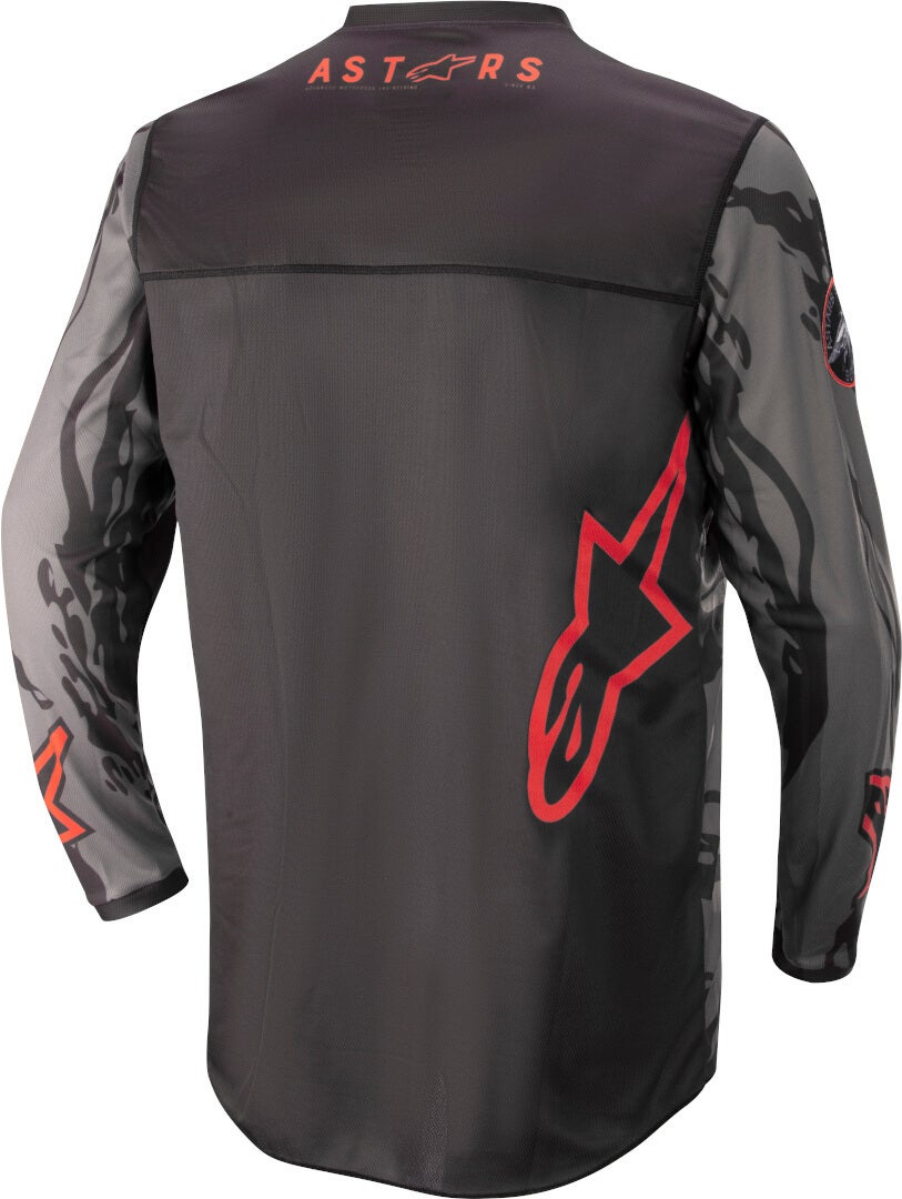Alpinestars Racer Tactical Motocross Jersey black/grey/red XL Figure 2
