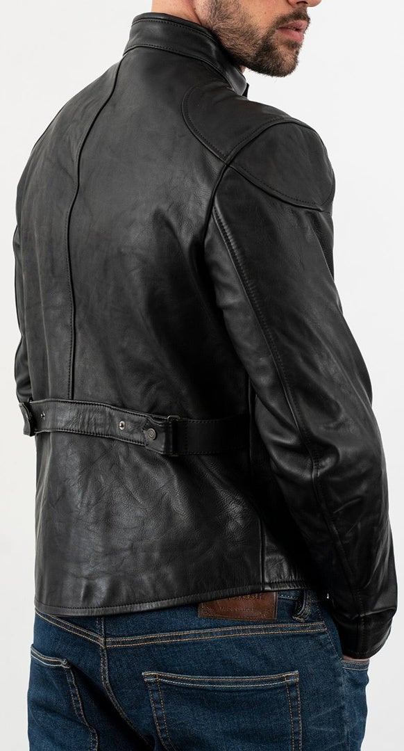 Rokker Goodwood Motorcycle Leather Jacket black XL Figure 4