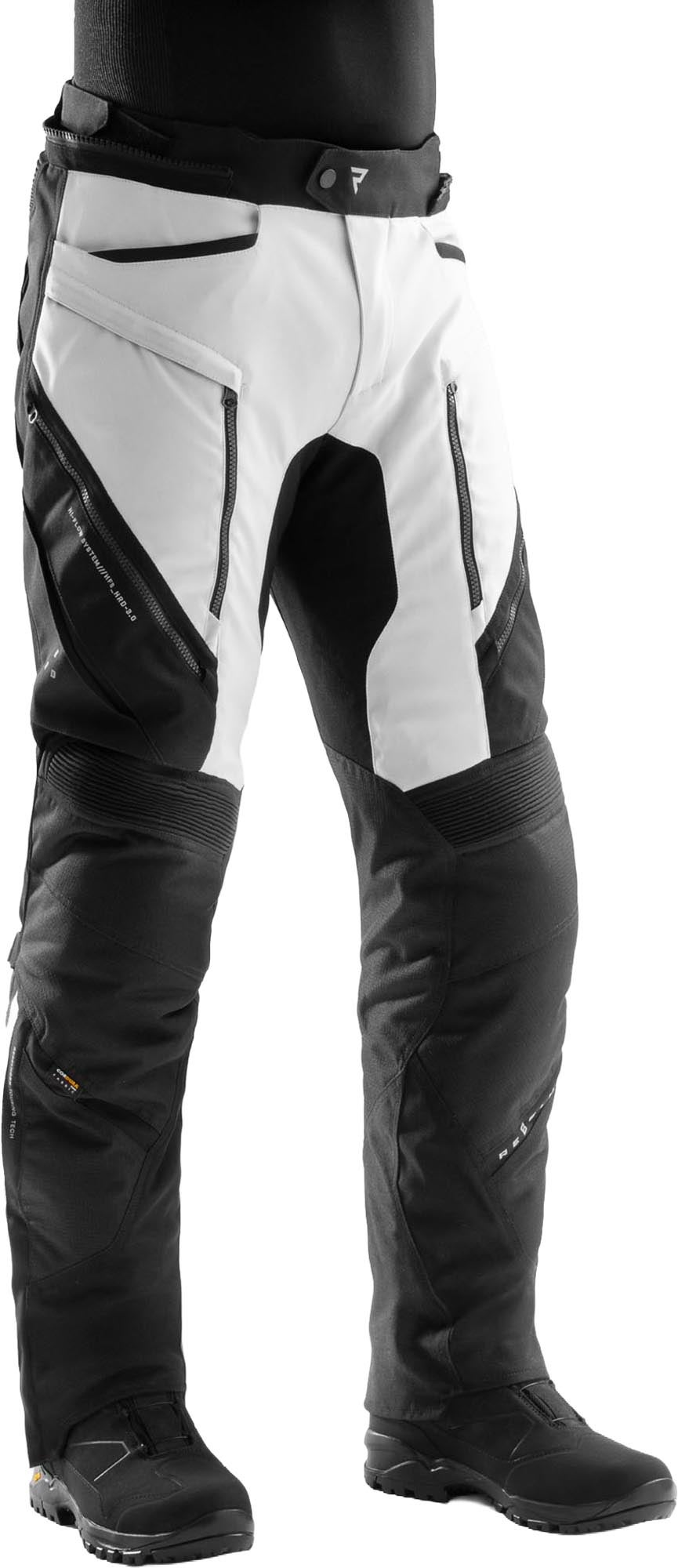 Rebelhorn Hardy 3.0 waterproof Motorcycle Textile Pants black/grey XL Figure 3