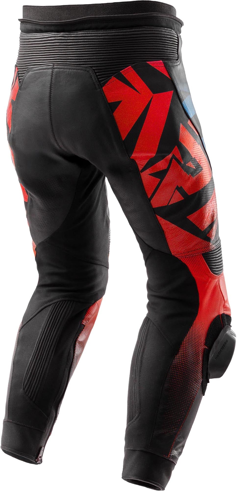 Rebelhorn Inferno Motorcycle Leather Pants black/blue/white/red 48 Figure 2