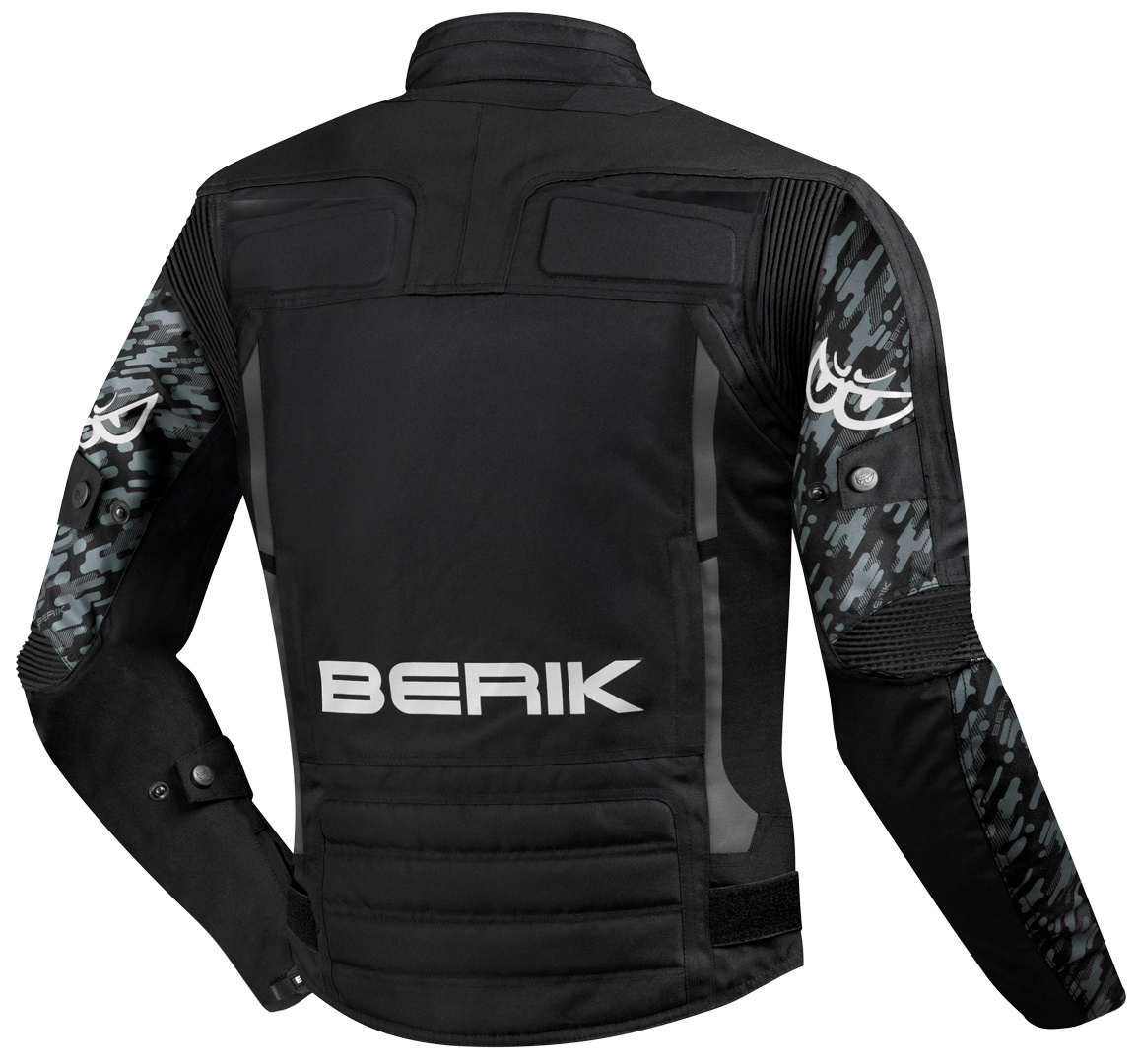 Berik Camo Street Waterproof Motorcycle Textile Jacket black/white 54 Figure 2
