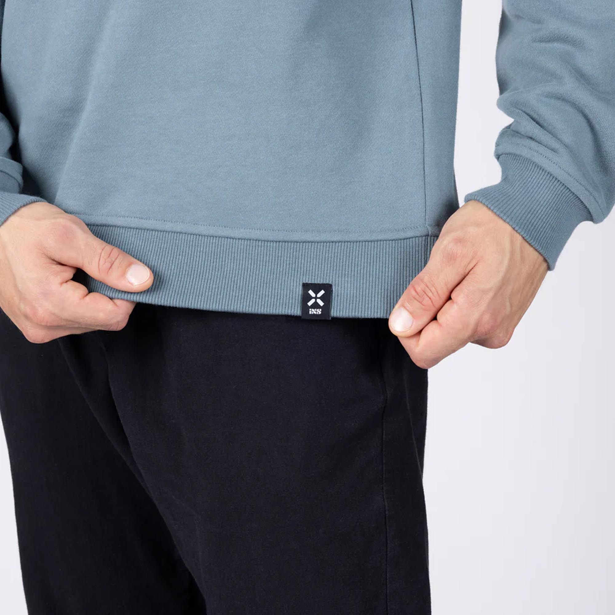 IXS Brand 1.0 Sweatshirt blue/grey L Figure 5
