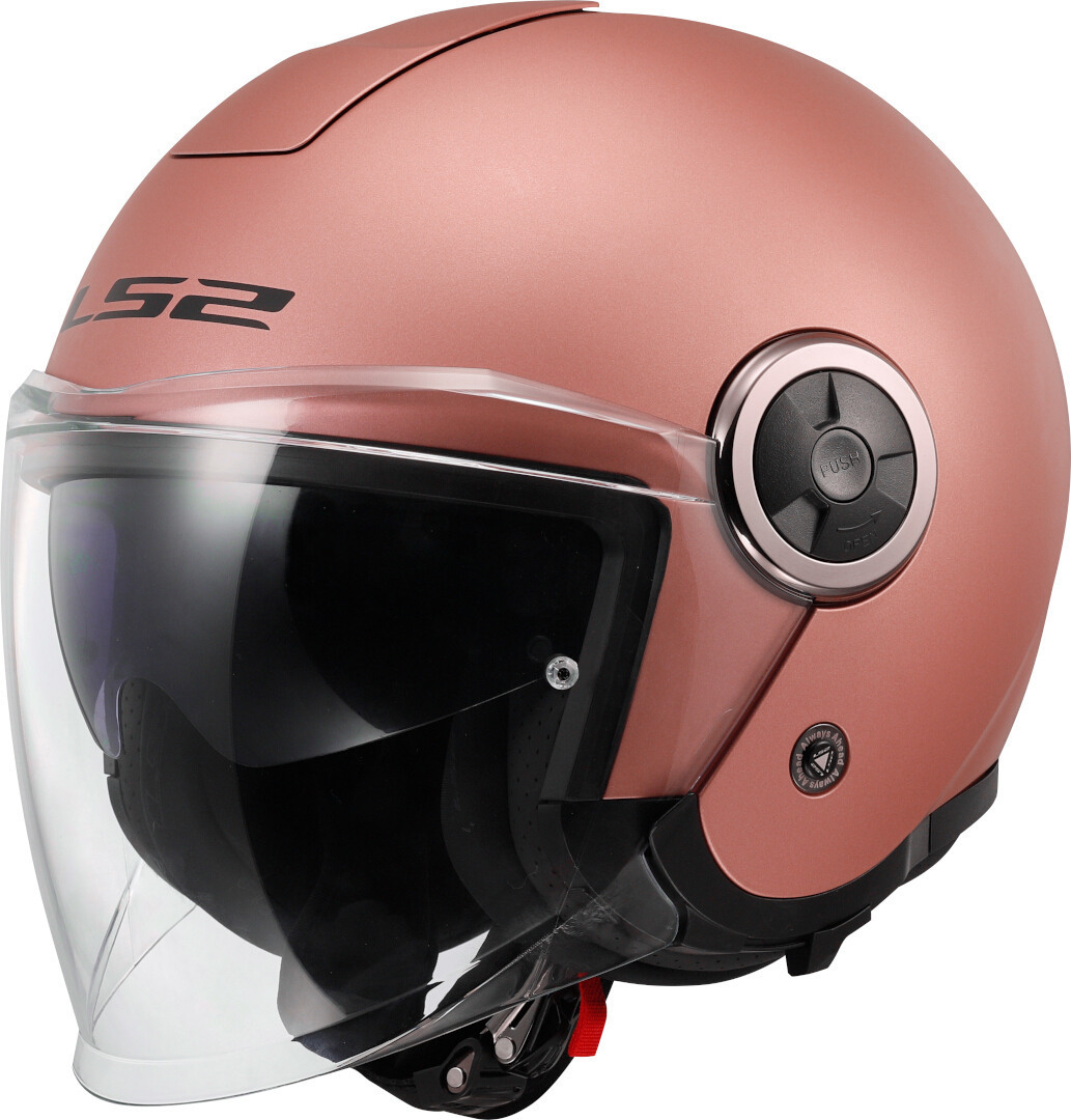 LS2 OF620 Classy Solid Jet Helmet hotpink matt S (55/56) Figure 1
