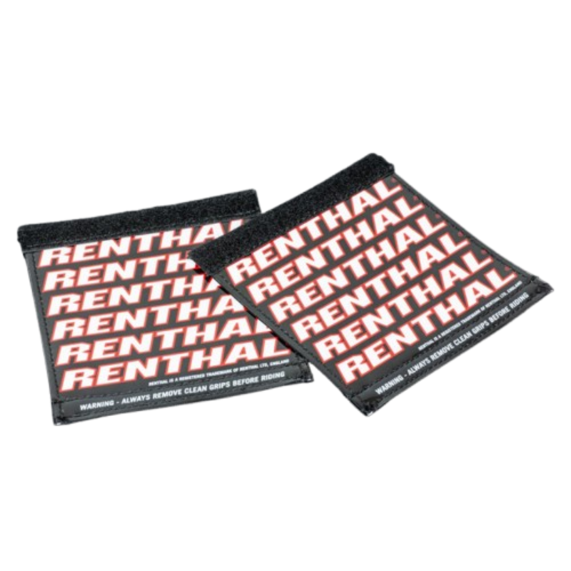 RENTHAL Grip Protector Clean Grips - Svart/Röd Figur 2
