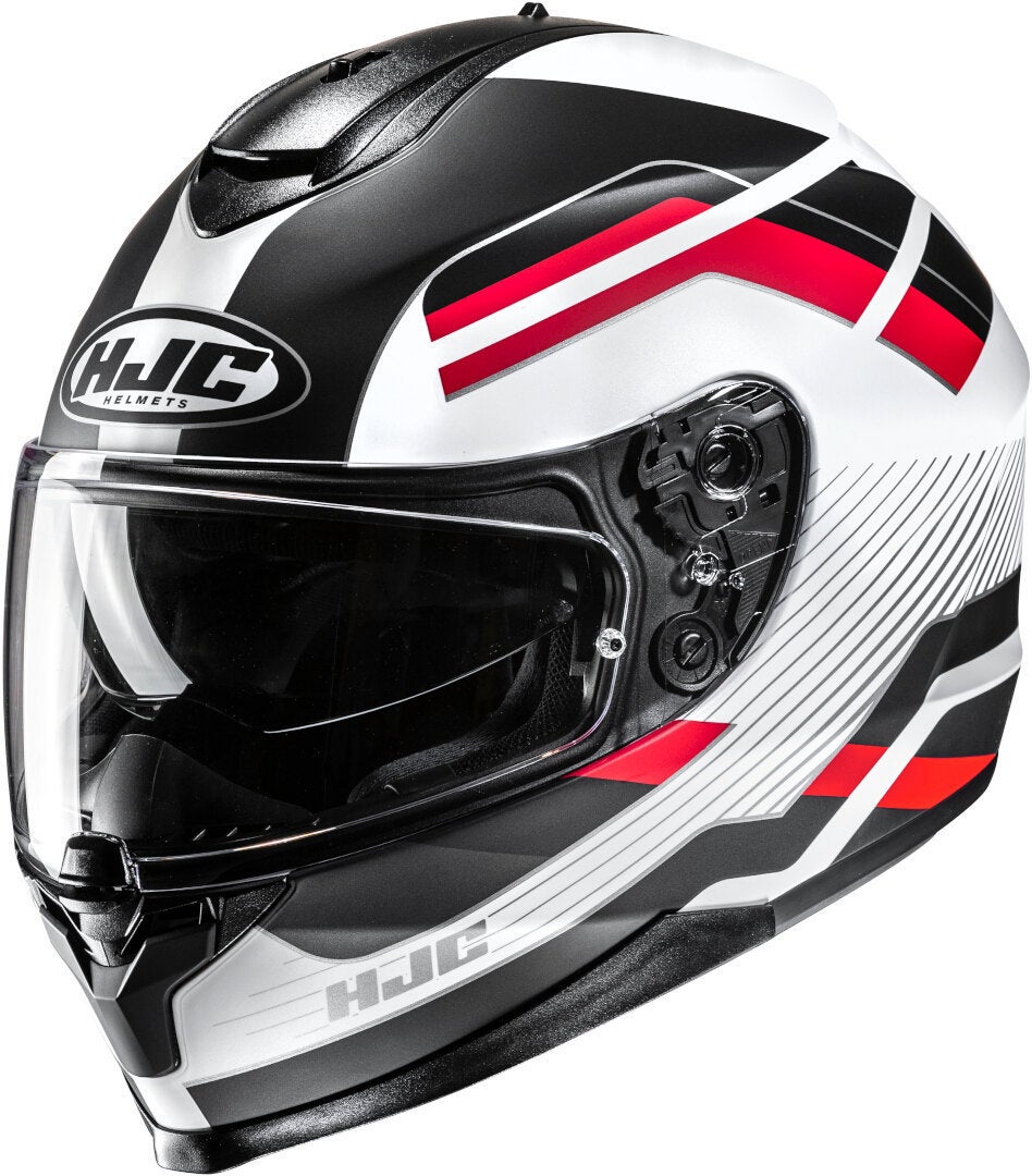 HJC C70N Belis Casco nero/bianco/rosso S (55/56) Figura 1