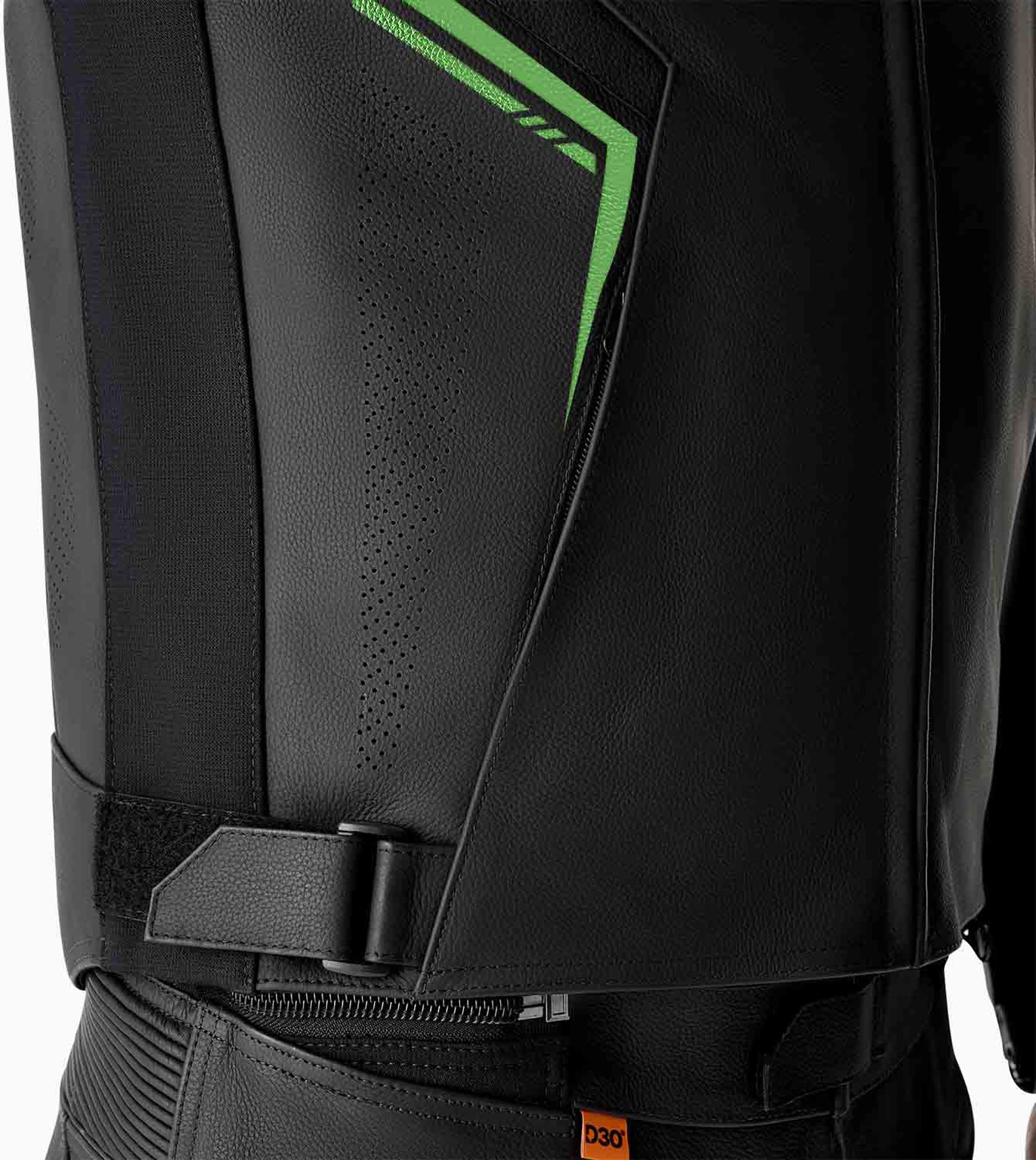 RST S1 D3O perforierte Motorrad Lederjacke schwarz/neon-grün 56 Abbildung 6