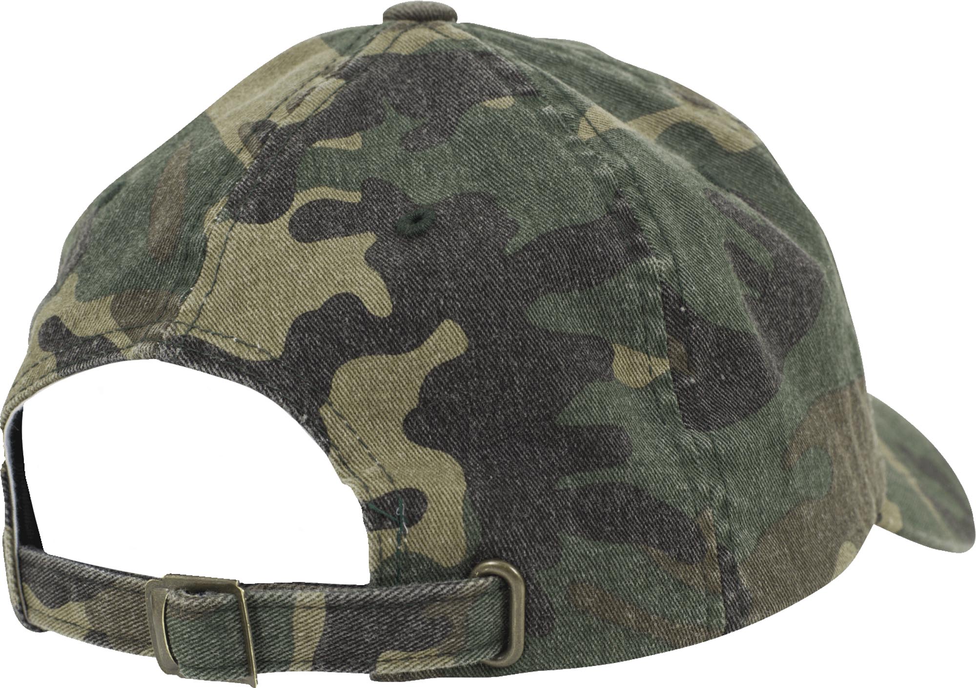 Brandit Low Profile Camo Washed Cap Woodland Figure 4