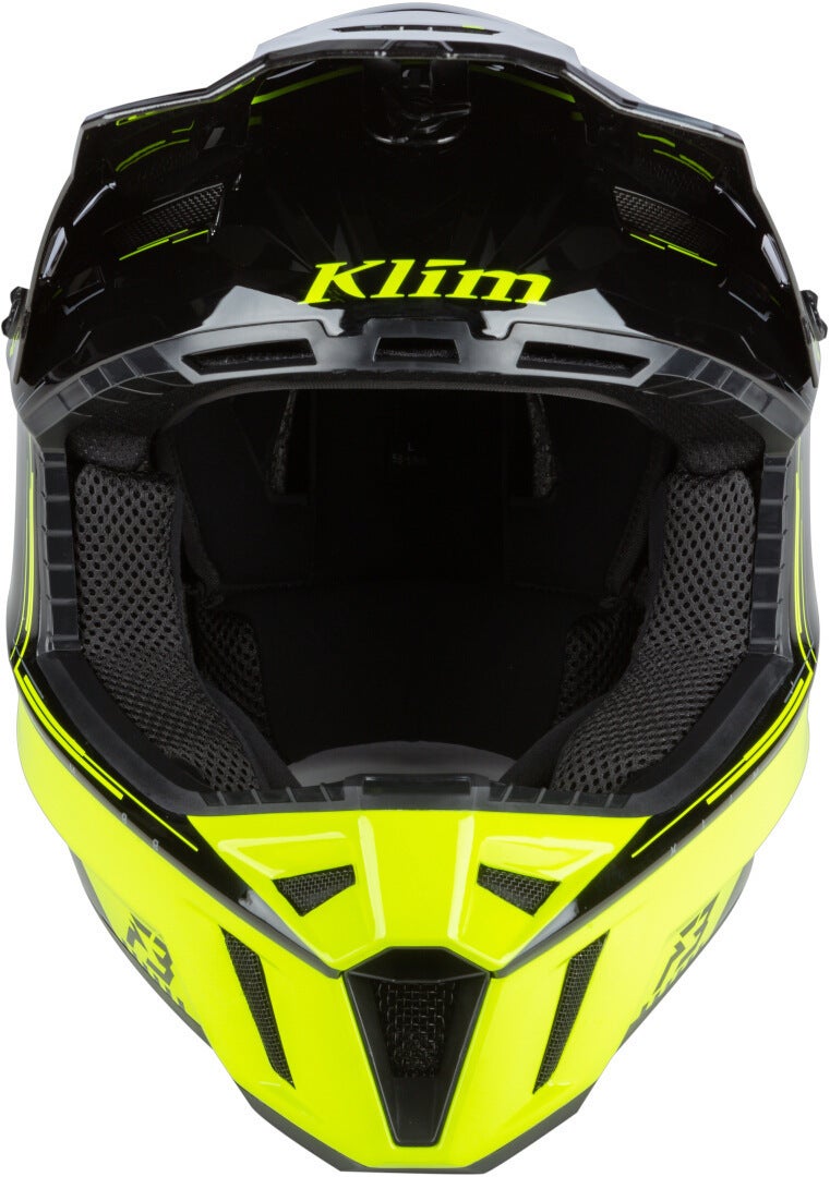 Klim F3 Recoil Casco Motocross nero/giallo XL (60/61) Figura 6