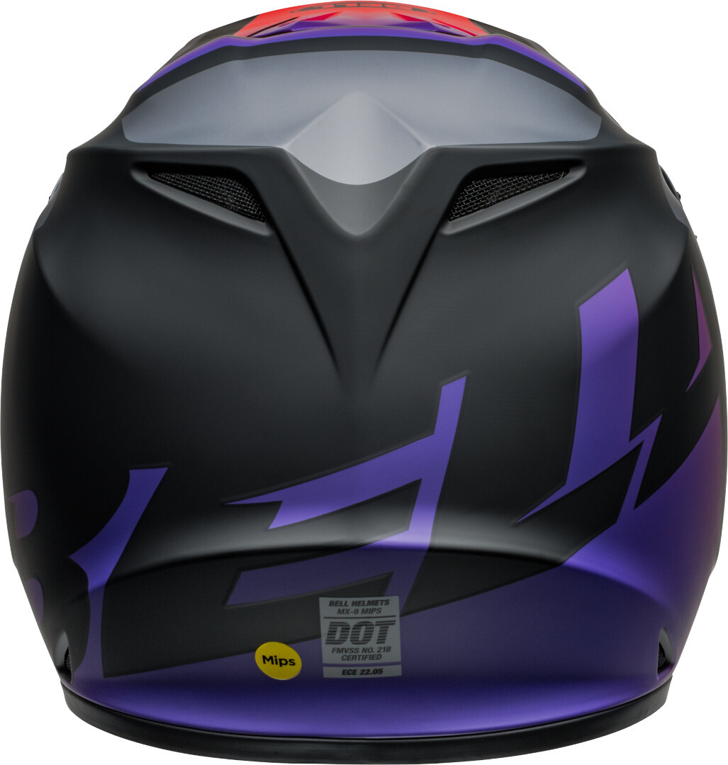 Bell MX-9 MIPS Alter Ego Cască de motocross Negru/Gri/Roșu S (55/56) Figura 6