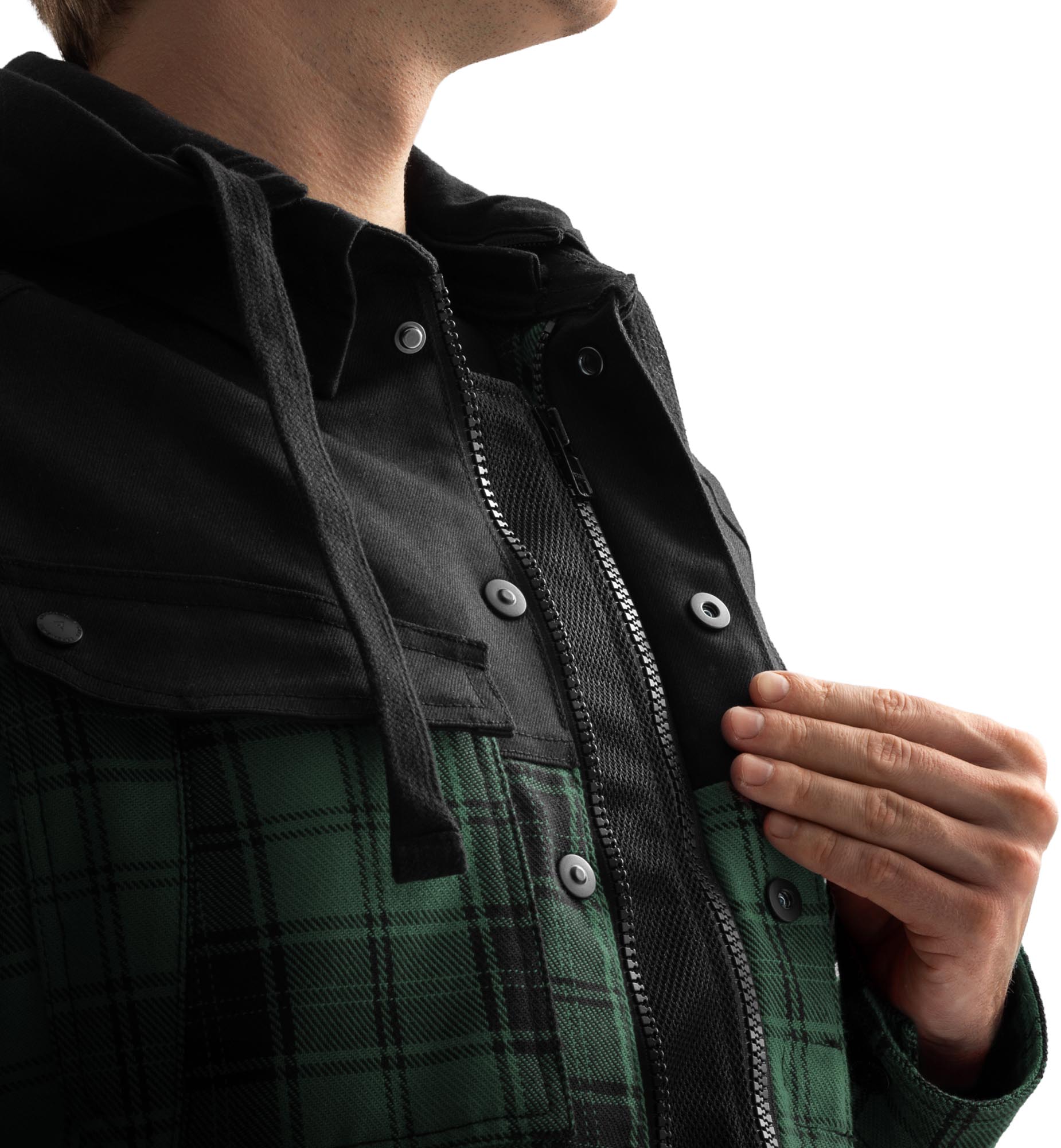 Side view of Rebelhorn Shifter Motorcycle Shirt