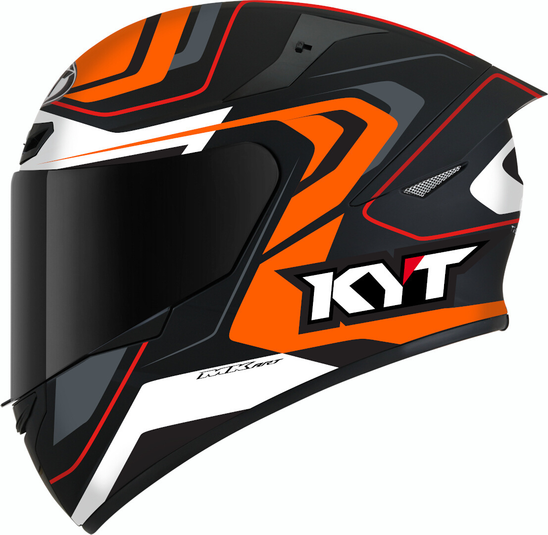 KYT TT Course Overtech Kypärä musta/oranssi S Kuva 1