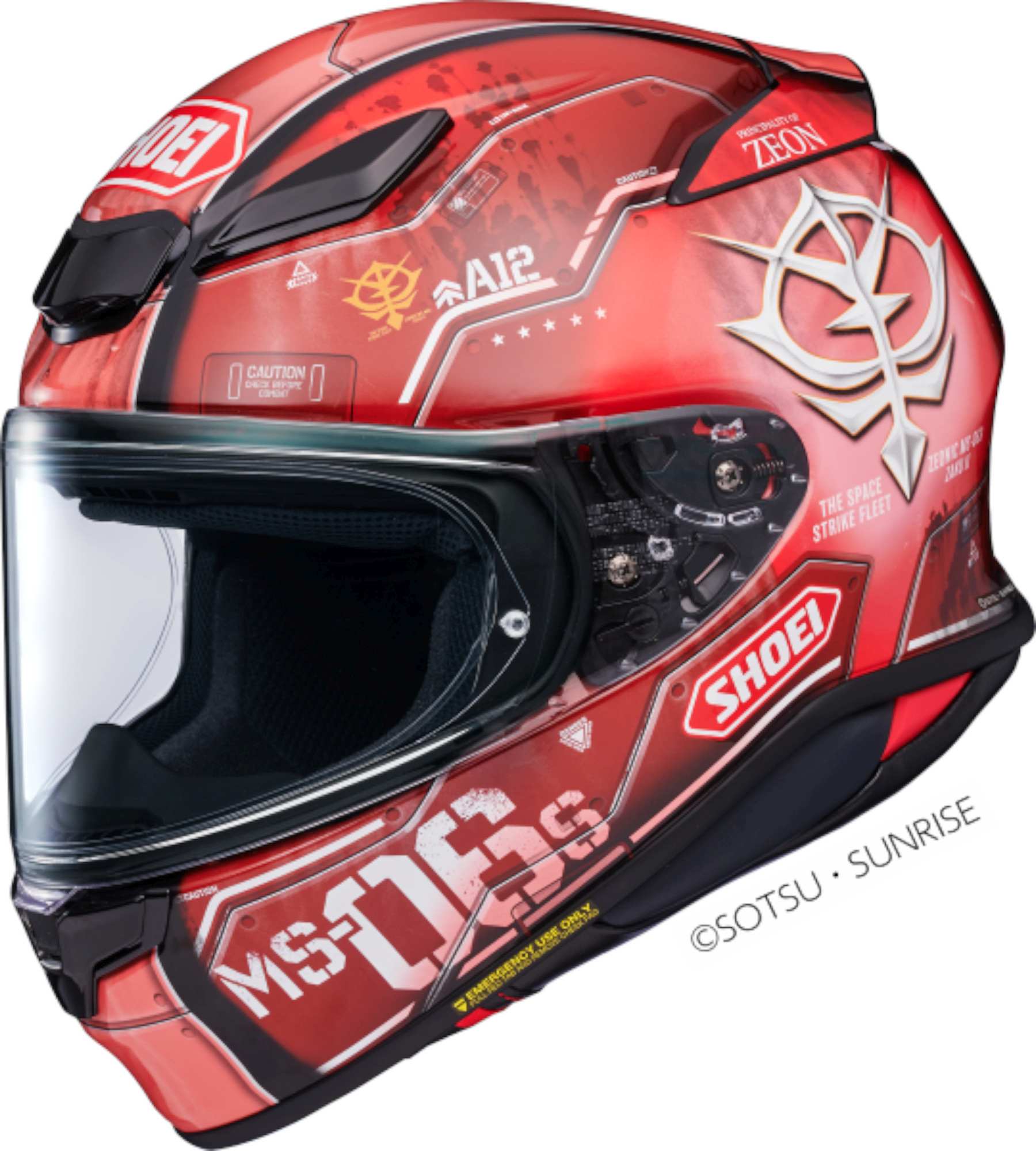 Shoei NXR2 Char's Zaku II Capacete Artigo principal Figura 1