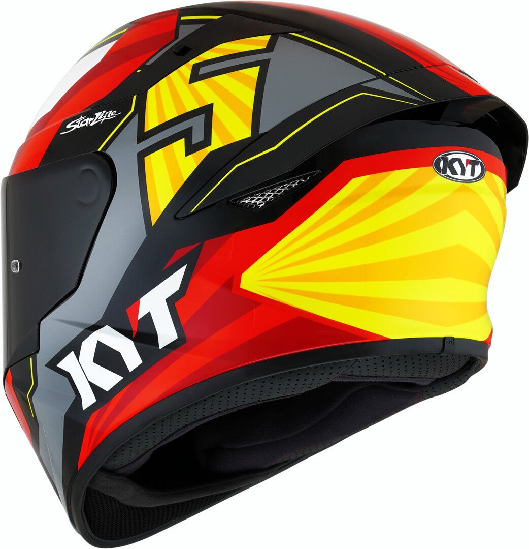 KYT TT Course Flux Casco L Figura 8