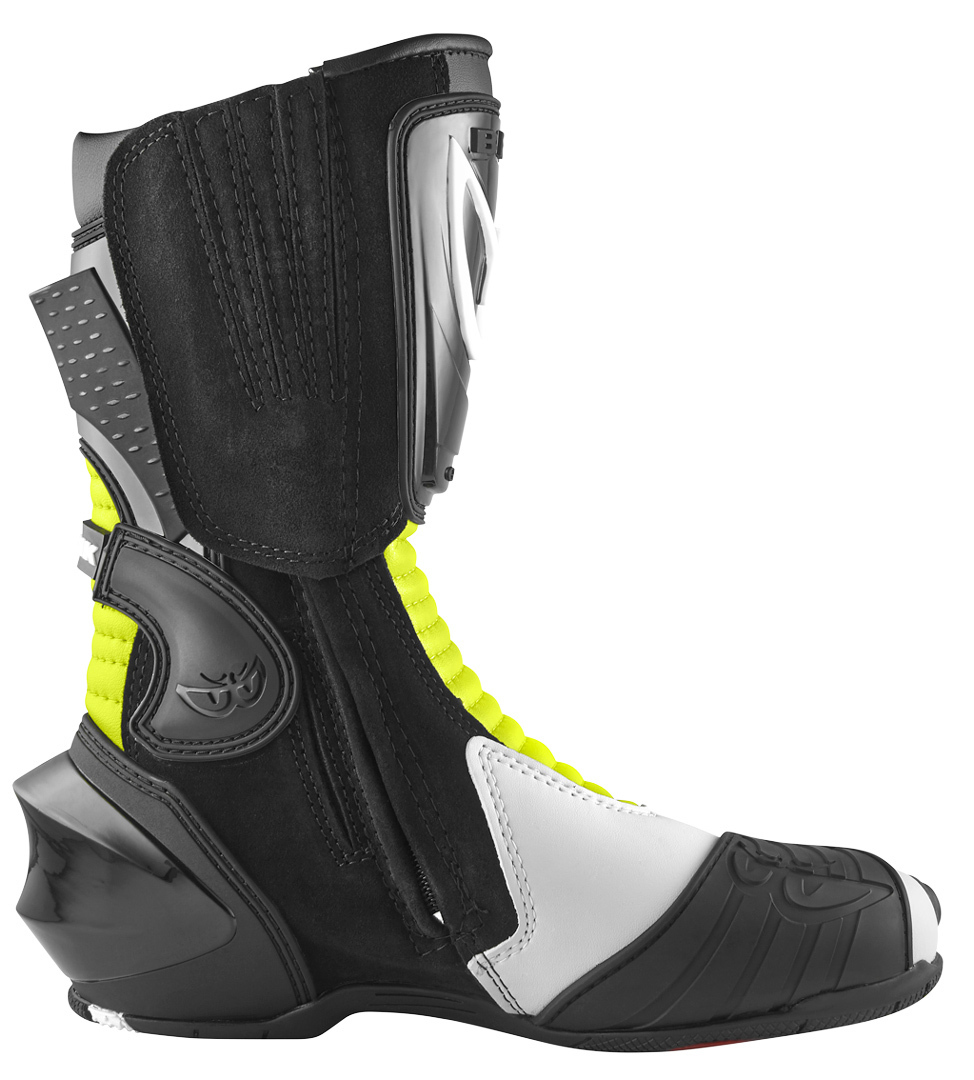 Berik Race-X EVO Motorcycle Boots black/white/yellow 46 Figure 3