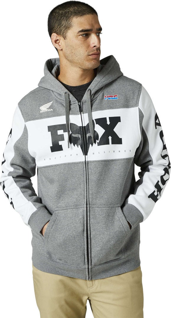 FOX Honda Zip Hoodie grau XL Abbildung 1