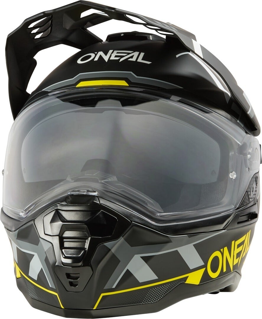 Oneal D-SRS Square V.25 Motocross hjelm sort mat/grå/neon-gul L Figur 5