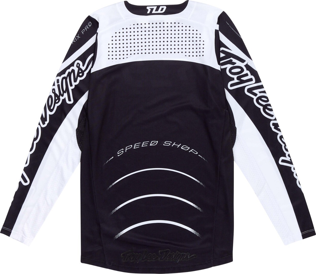 Troy Lee Designs GP Pro Spun Motocross tröja svart/vitt S Figur 2