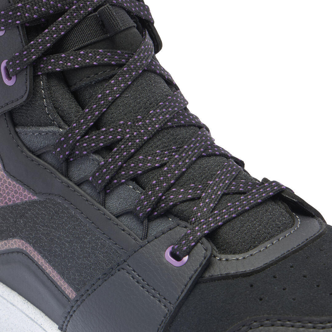 Dainese Suburb D-WP 2.0 Pantofi impermeabili pentru motociclete pentru femei Negru/Alb/Mov 36 Figura 5