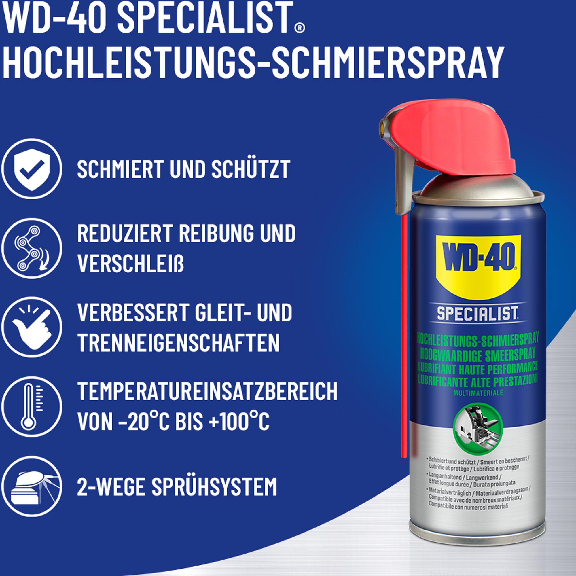 WD-40 Specialist PTFE Lubricating Spray 300 ml Figure 2