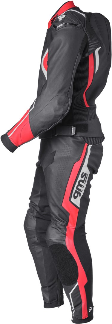 Side view of GMS GR-1 Two Piece Motorcycle Leather Suit