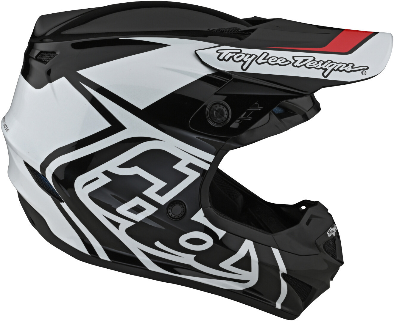 Troy Lee Designs GP Overload Motorcross helm zwart/wit S Figuur 4