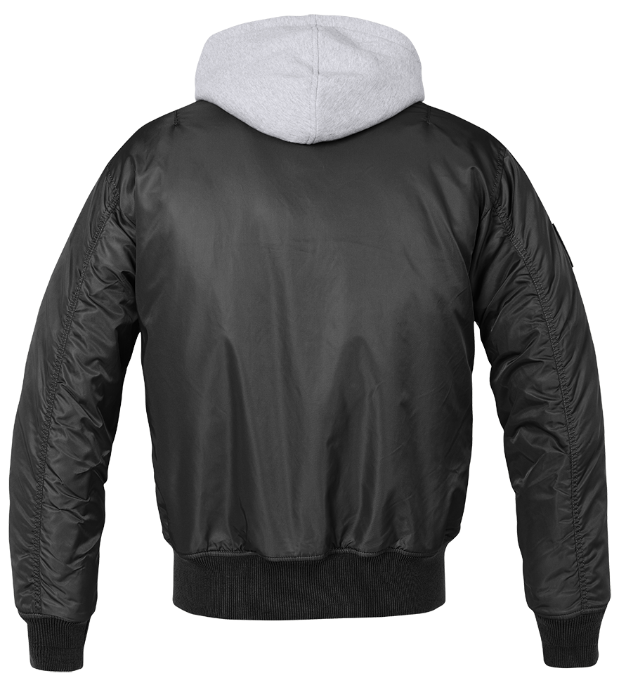 Brandit MA1 Sweat Hættejakke sort/grå 6XL Figur 2