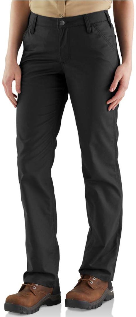 Carhartt Rugged Professional Work Calças Femininas preto 8 Padrão Figura 3