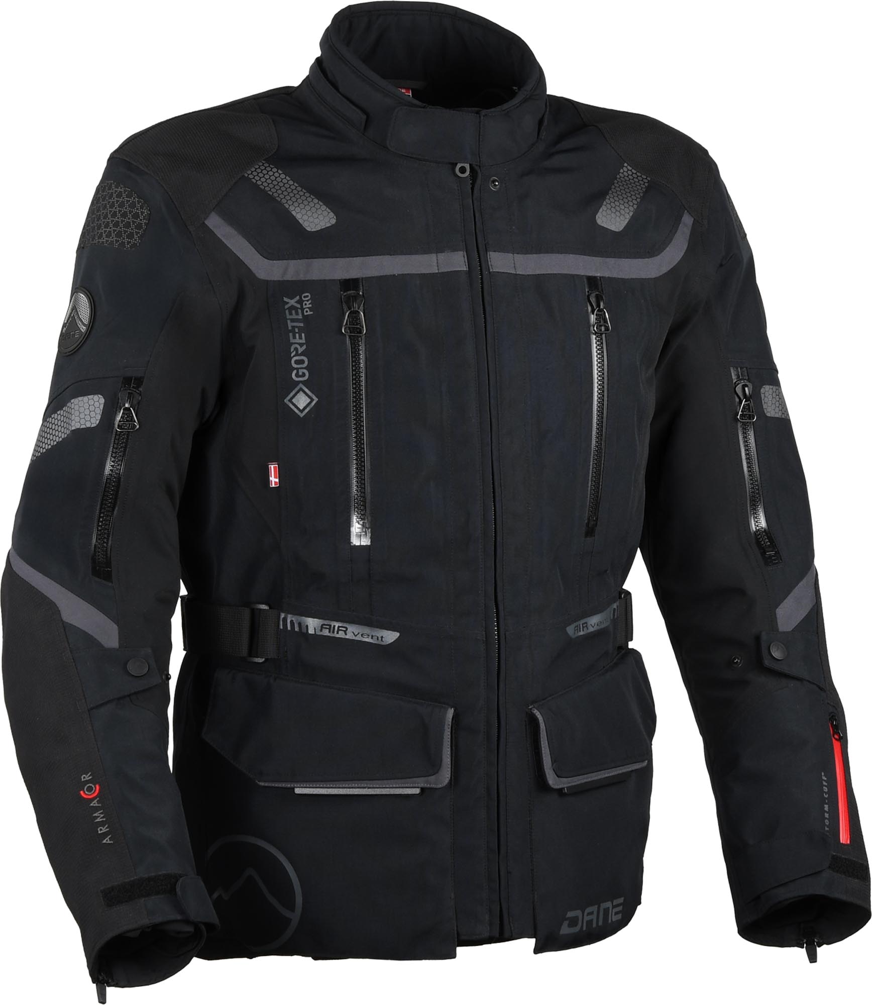 DANE Nimbus 3 Gore-Tex Pro waterproof Motorcycle Jacket black 4XL Figure 1
