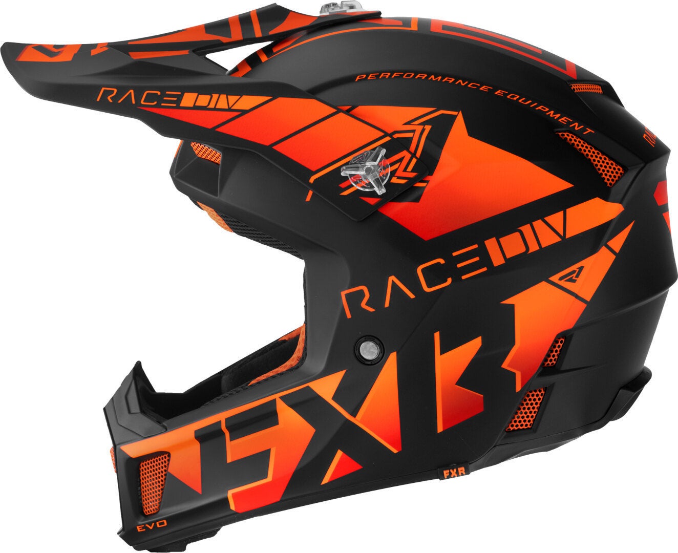 FXR Clutch Evo 2023 Snescooterhjelm sort/orange L (59/60) Figur 2