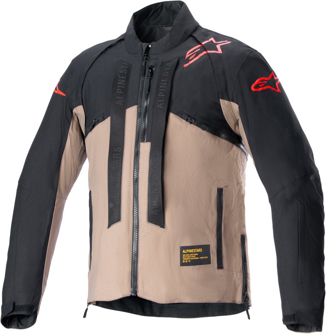 Alpinestars Techdura Motorcross jas Zwart/Bruin XXL Figuur 1