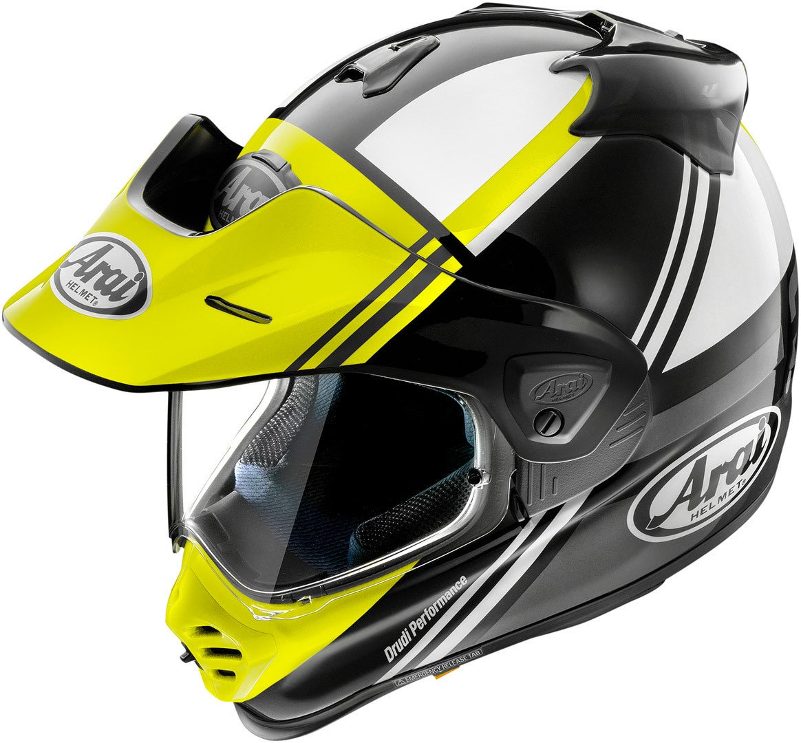 Arai Tour-X5 Cosmic Motorcross Helm Geel/zwart/wit XL (61/62) Figuur 1