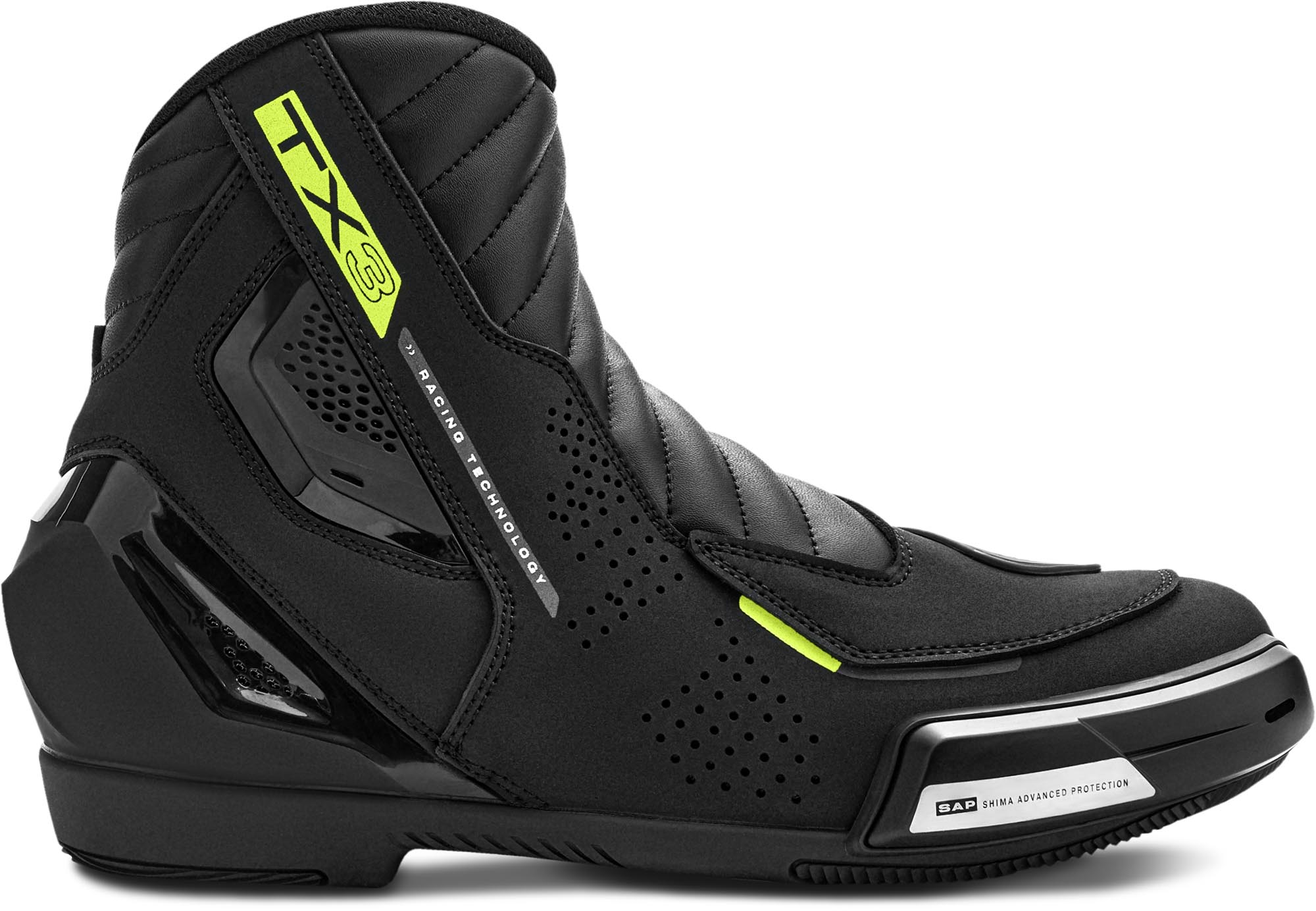 SHIMA TX-3 Bottes de moto noir/jaune 44 Figure 3