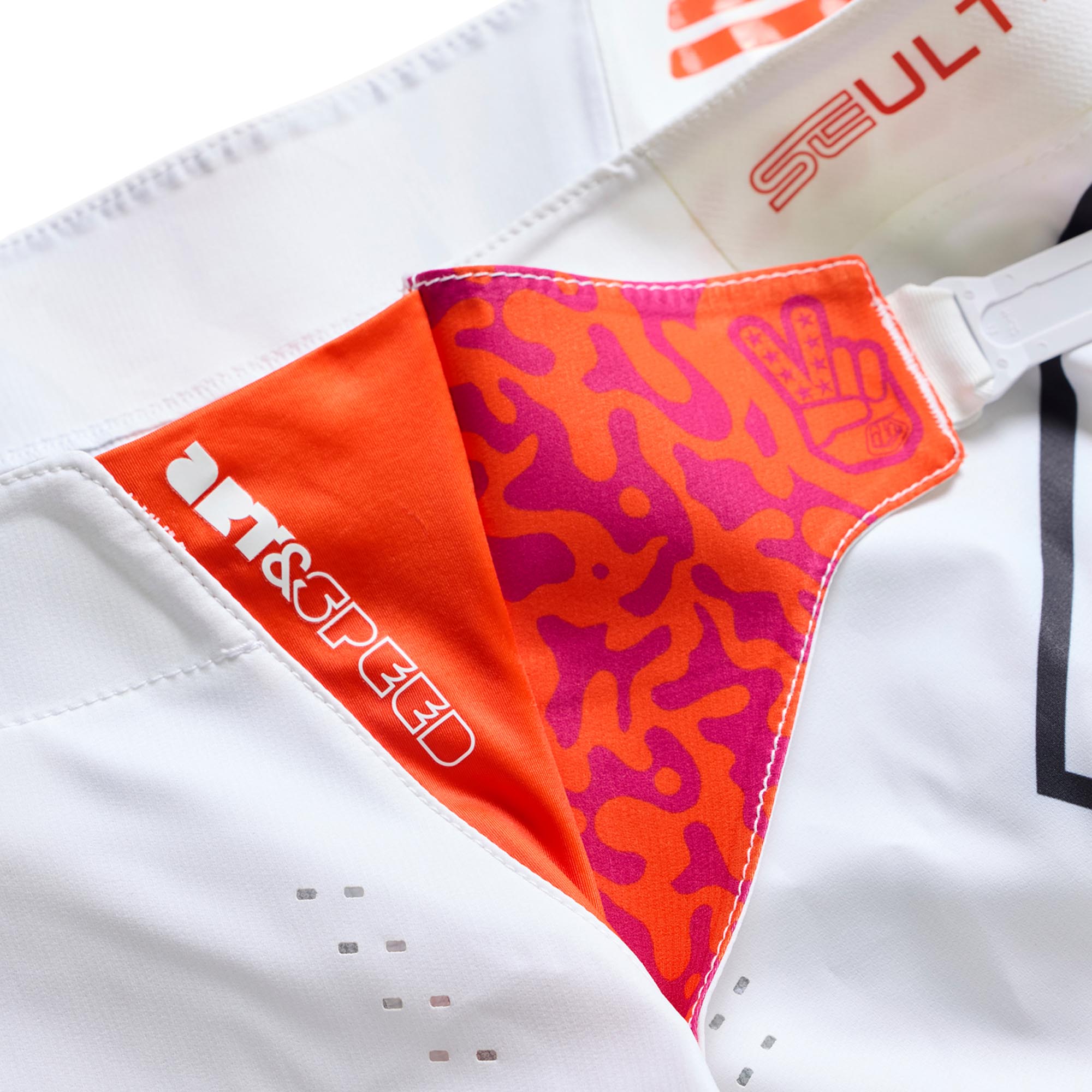 Troy Lee Designs SE Ultra Proton Motocross Pants white 38 Figure 13