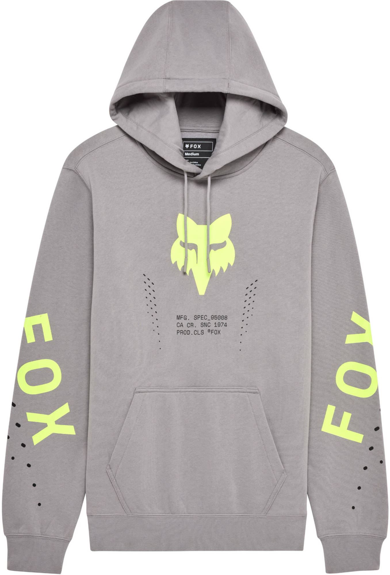 FOX Shield パーカー グレー/イエロー 2XL 図1