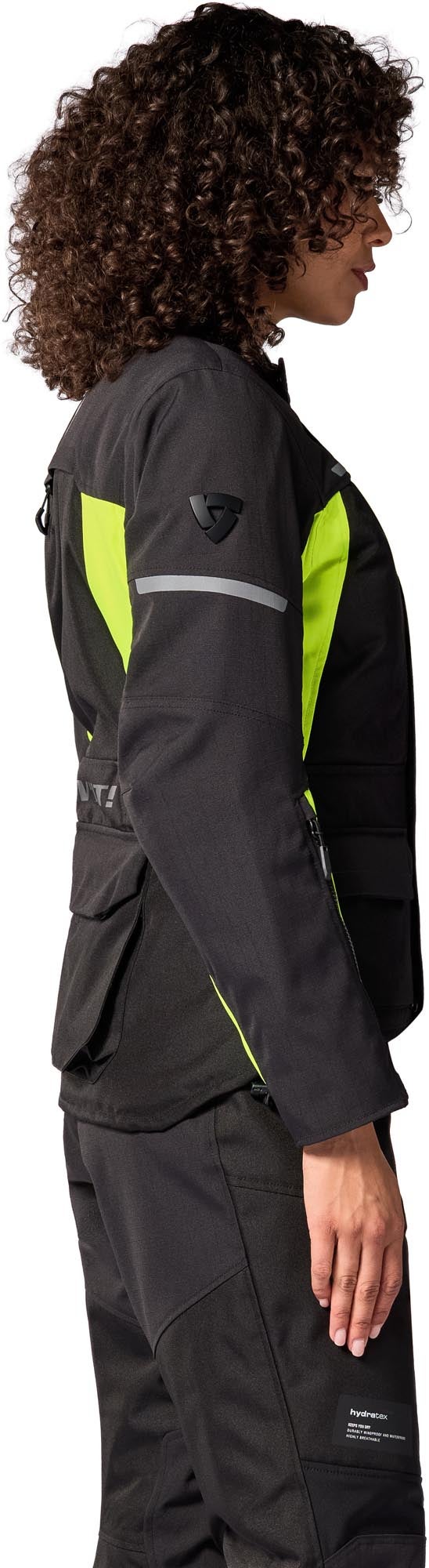 Revit Outback 5 H2O waterproof Ladies Motorcycle Textile Jacket black/neon-yellow 40 Figure 5