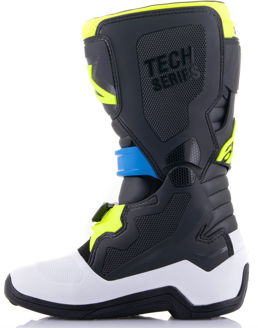Alpinestars Tech 7S Motocrossstøvler til unge sort/blå/gul 37 Figur 6