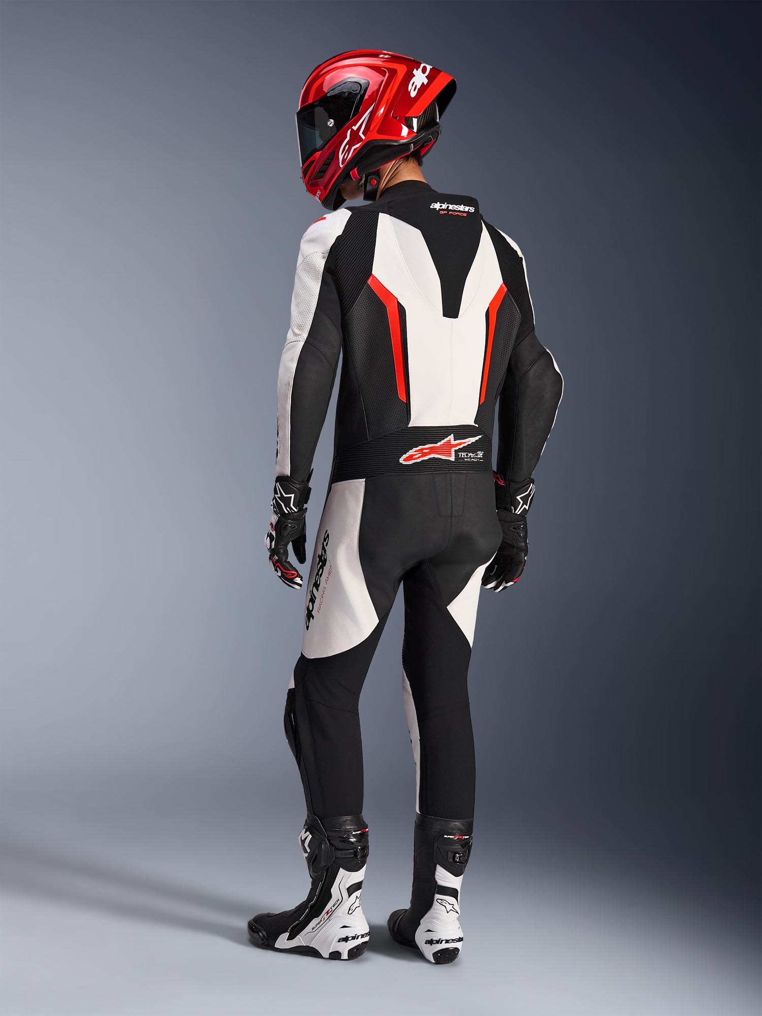 Side view of Alpinestars GP Force V2 1-Piece Motorcycle Leather Suit
