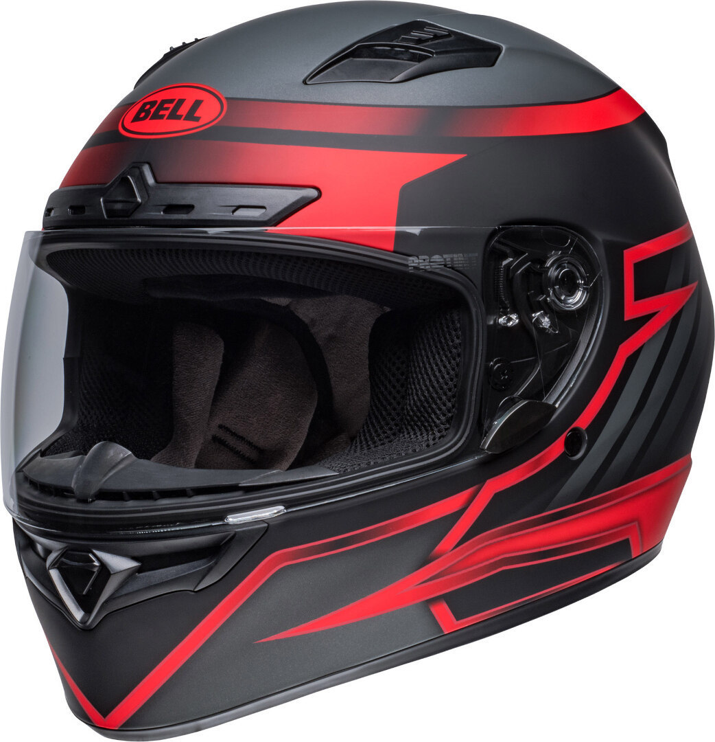 Bell Qualifier DLX Mips Raiser Casco nero opaco/rosso M (57/58) Figura 1