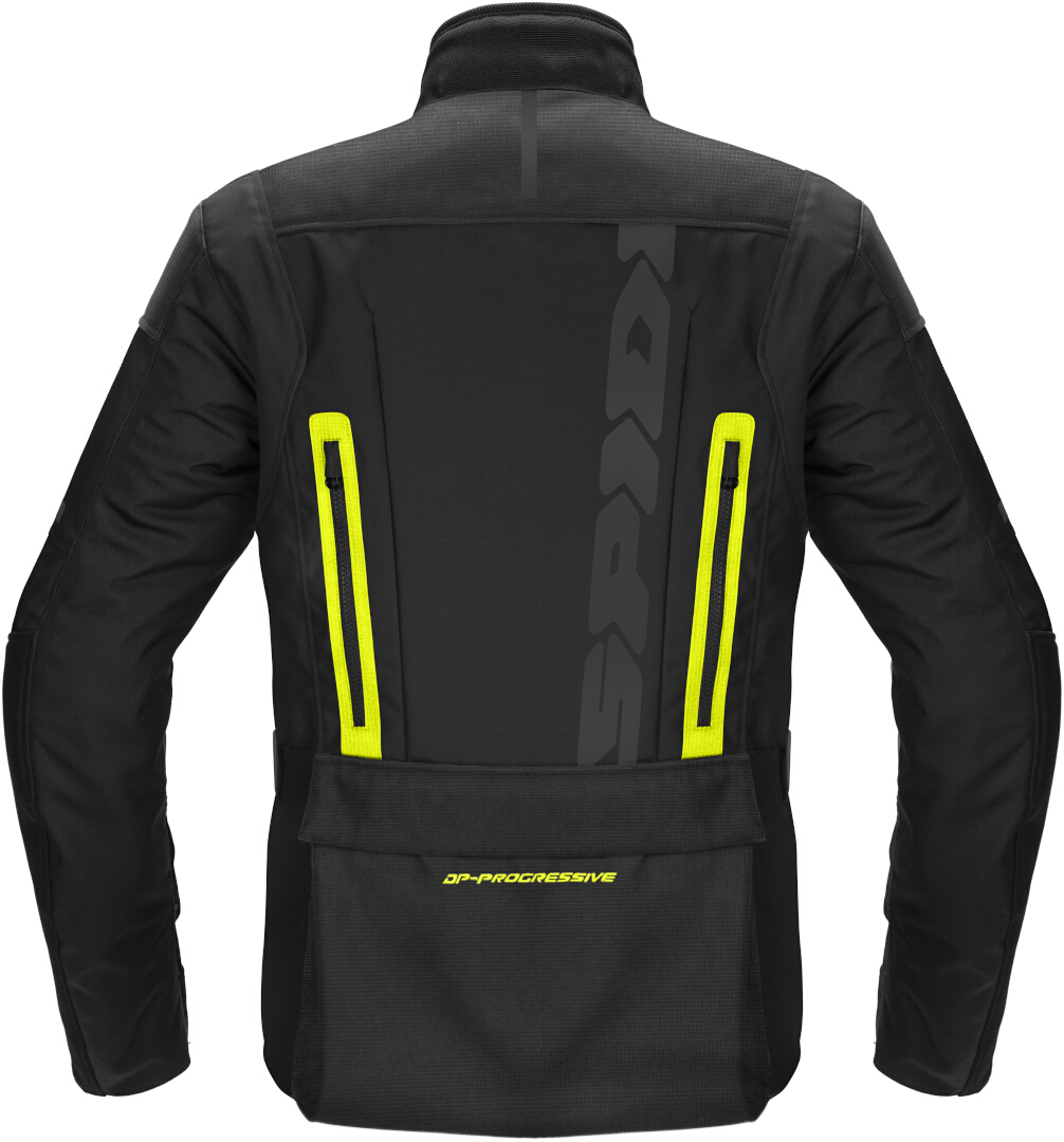 Spidi Traveler 3 Evo H2Out vattentät motorcykel textil jacka svart/gul XXL Figur 2