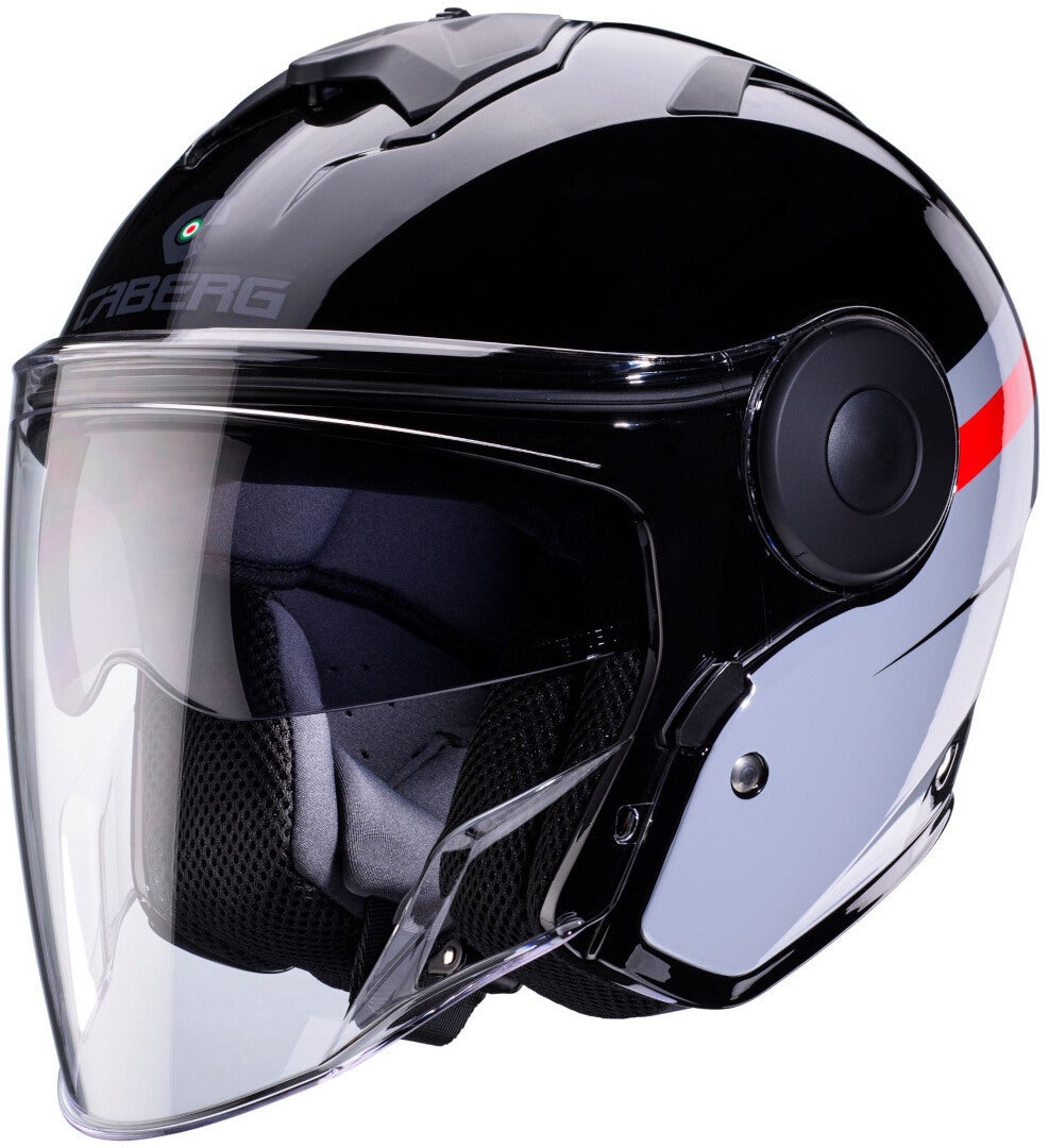 Caberg Soho Zephir Jethelm schwarz/grau/rot XXL (63/64) Abbildung 1