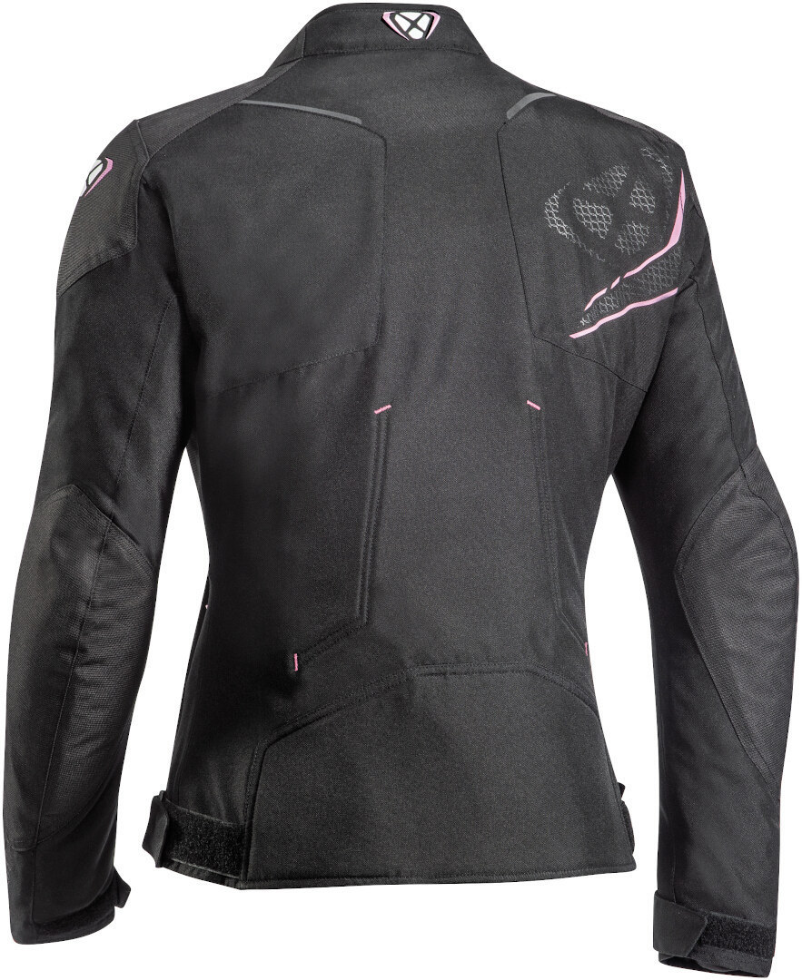 Ixon Luthor Damer motorcykel textil jacka Svart/rosa XS Figur 2