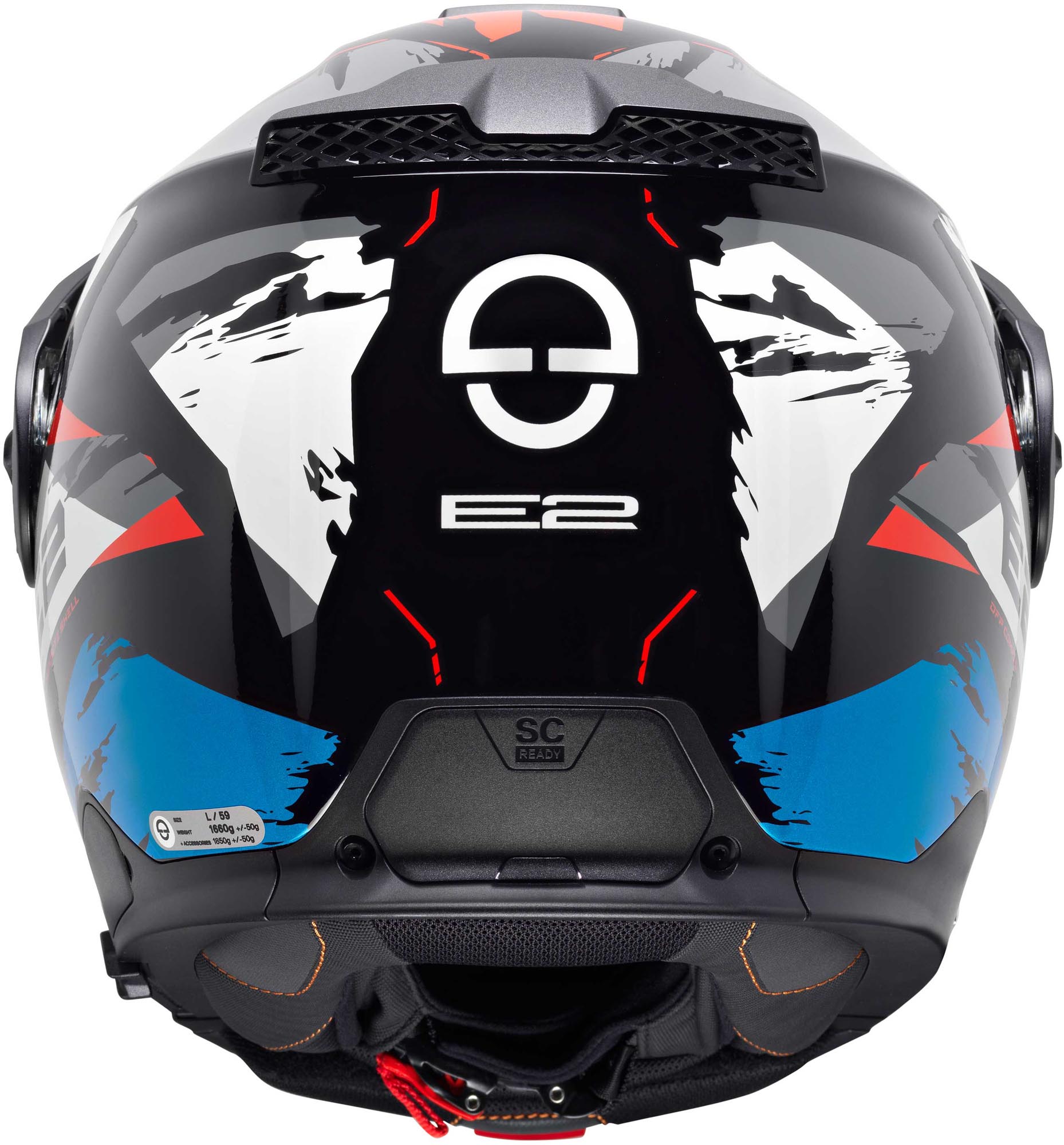 Schuberth E2 Trail 头盔 蓝/黑 S（55） 图4