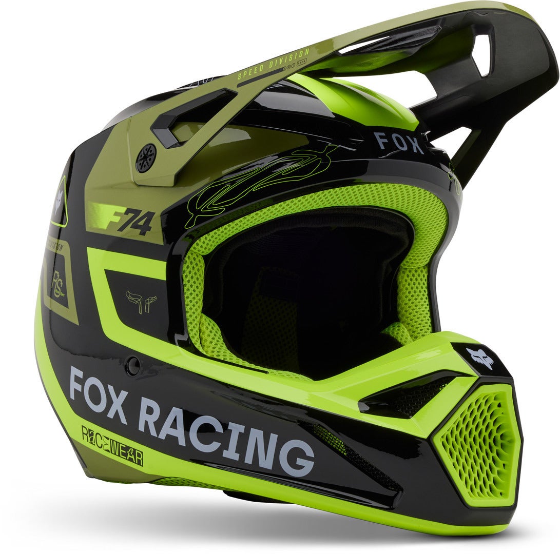 FOX V1 Race Spec MIPS Casco da motocross Verde M (57/58) Figura 1