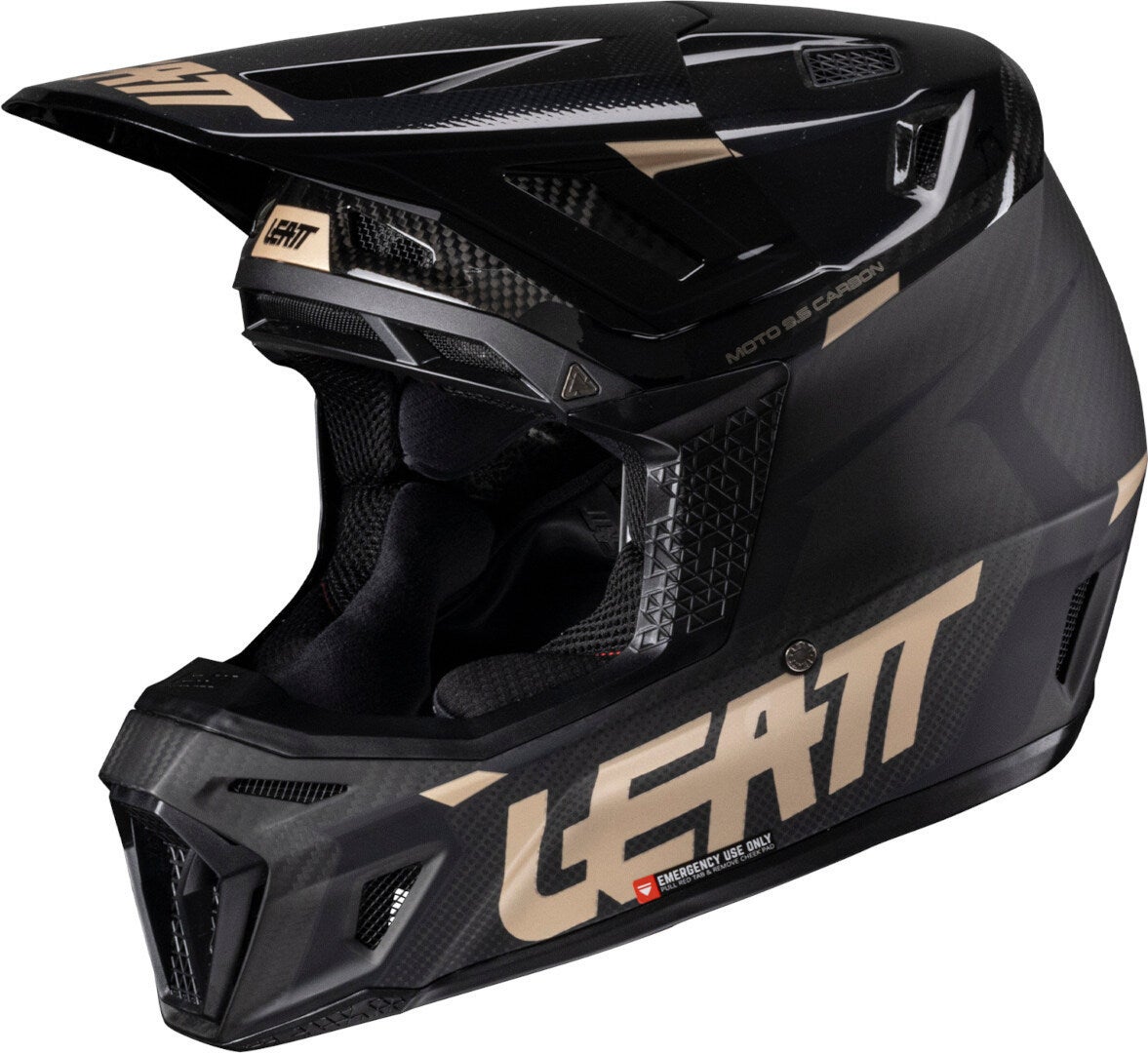 Leatt 9.5 Carbon Brons 2025 Crosshelm met bril M Figuur 2