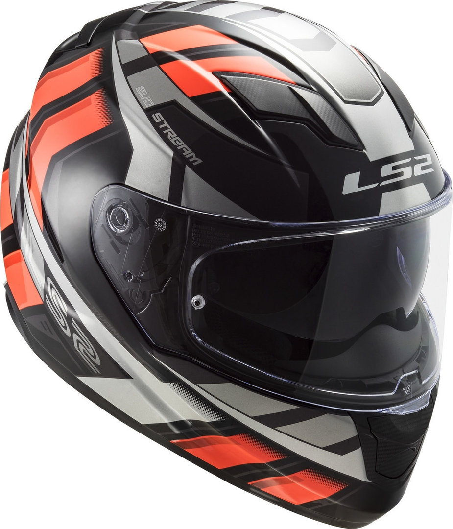 LS2 FF320 Stream Evo Loop Capacete preto/laranja L (59/60) Figura 5