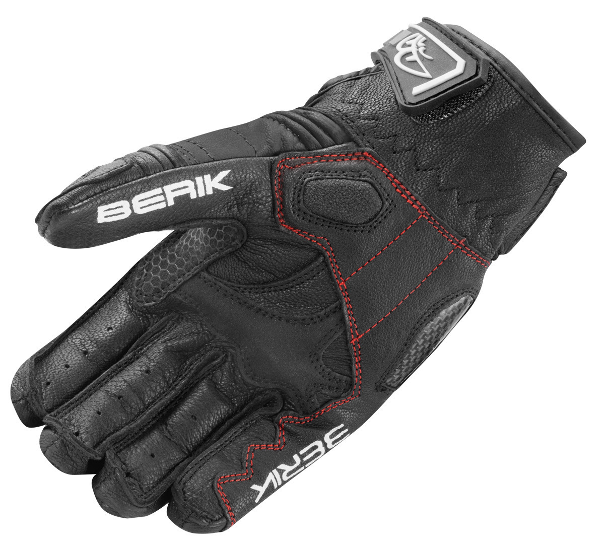 Berik LDX Dame motorcykel handsker Sort/hvid 3XL Figur 4