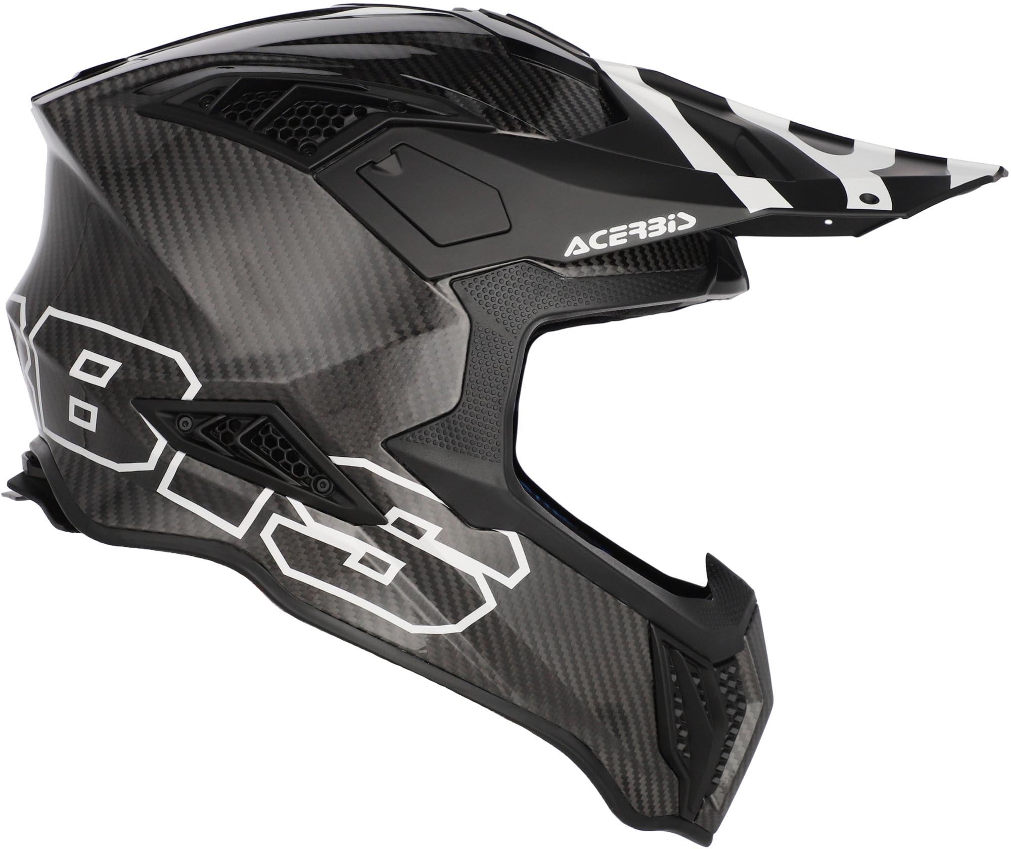 Acerbis Airstrike-C Carbon Casco da motocross Bianco/nero L (59/60) Figura 2