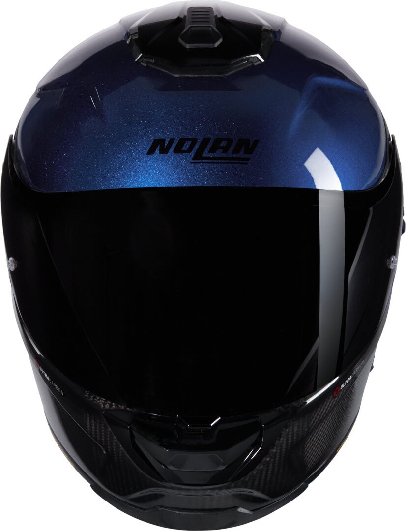 Nolan X-903 Ultra Carbon Verniciatura Speciale N-Com Přilba černá/modrá L (60) Obrázek 3
