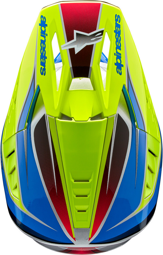Alpinestars S-M5 Sail 2024 Cască de motocross Galben/Albastru XXL (63/64) Figura 2